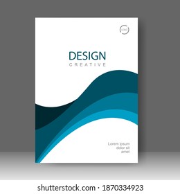 Brochure template layout design. Annual report, catalog, Corporate business. Simple Flyer promotion. magazine. Vector illustration
