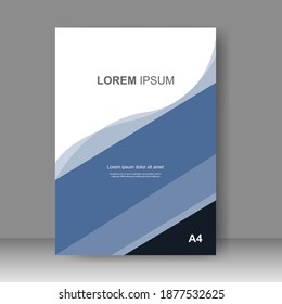 Diseño de diseño de plantilla de folleto. Informe anual, catálogo, negocio corporativo. Promoción simple de volante. de la barra Formato. Ilustración del vector
