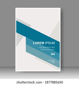 Brochure template layout design. Annual report, catalog, Corporate business. Simple Flyer promotion. magazine. Vector illustration