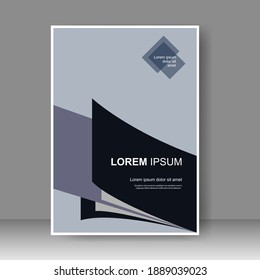 Diseño de diseño de plantilla de folleto. Informe anual, catálogo, negocio corporativo. Promoción simple de volante. de la barra Formato. Ilustración del vector