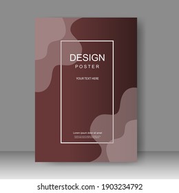 Brochure template layout design. Annual report, catalog, Corporate business. Simple Flyer promotion. magazine. Vector illustration
