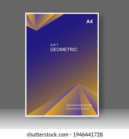 Diseño de diseño de plantilla de folleto. Informe anual, catálogo, negocio corporativo. Promoción simple de volante. de la barra Formato. Ilustración del vector