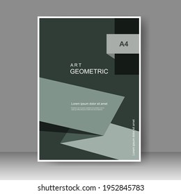 Brochure template layout design. Annual report, catalog, Corporate business. Simple Flyer promotion. magazine. Vector illustration