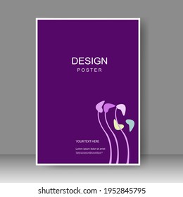 Brochure template layout design. Annual report, catalog, Corporate business. Simple Flyer promotion. magazine. Vector illustration