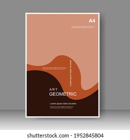 Brochure template layout design. Annual report, catalog, Corporate business. Simple Flyer promotion. magazine. Vector illustration