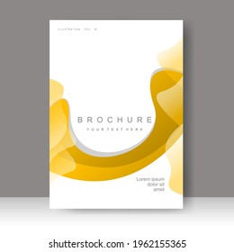 Brochure template layout design. Annual report, catalog, Corporate business. Simple Flyer promotion. magazine. Vector illustration