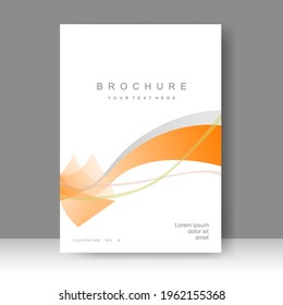 Brochure template layout design. Annual report, catalog, Corporate business. Simple Flyer promotion. magazine. Vector illustration