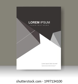 Brochure template layout design. Annual report, catalog, Corporate business. Simple Flyer promotion. magazine. Vector illustration