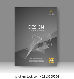 Diseño de diseño de plantilla de folleto. Informe anual, catálogo, negocio corporativo. Promoción simple de volante. de la barra Formato. Ilustración del vector