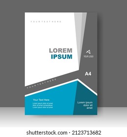 Brochure template layout design. Annual report, Poster, catalog, Corporate business. Simple Flyer promotion. magazine. Vector illustration