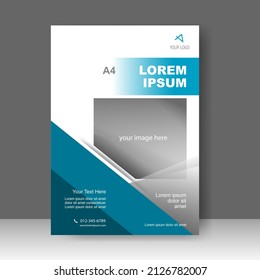 Diseño de diseño de plantilla de folleto. Informe anual, Afiche, catálogo, Empresas. Promoción simple de volante. de la barra Formato. Ilustración del vector