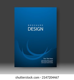 Brochure template layout design. Annual report, catalog, Corporate business. Simple Flyer promotion. magazine. Vector illustration