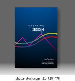 Brochure template layout design. Annual report, catalog, Corporate business. Simple Flyer promotion. magazine. Vector illustration