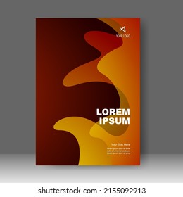 Brochure template layout design. Annual report, catalog, Corporate business. Simple Flyer promotion. magazine. Vector illustration