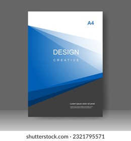 Brochure template layout design. Annual report, catalog, Corporate business. Simple Flyer promotion. magazine. Vector illustration