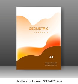 Broschüre Template Layout Design. Geschäftsbericht, Katalog, Corporate Business. Einfache Flugwerbung. Magazin. Vektorgrafik