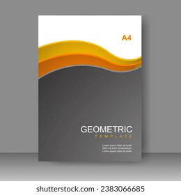 Brochure template layout design. Annual report, catalog, Corporate business. Simple Flyer promotion. magazine. Vector illustration
