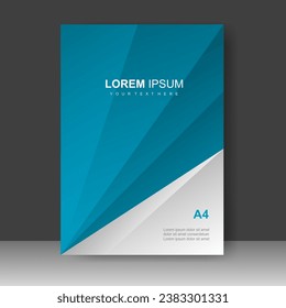 Brochure template layout design. Annual report, catalog, Corporate business. Simple Flyer promotion. magazine. Vector illustration