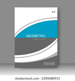 Brochure template layout design. Annual report, catalog, Corporate business. Simple Flyer promotion. magazine. Vector illustration