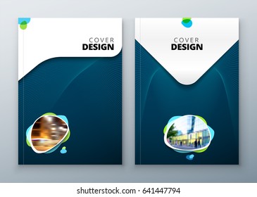 Brochure Template Layout Design. Bright Color Brochure, Catalog, Magazine Or Flyer Mockup.