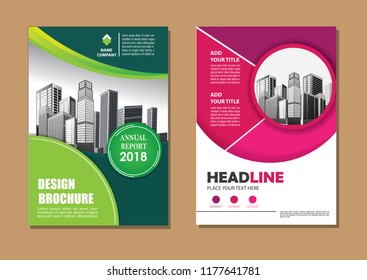 Brochure template layout design. Corporate business annual report, catalog, magazine, flyer