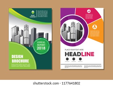 Brochure template layout design. Corporate business annual report, catalog, magazine, flyer
