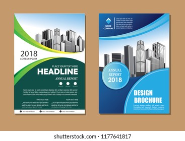 Brochure template layout design. Corporate business annual report, catalog, magazine, flyer