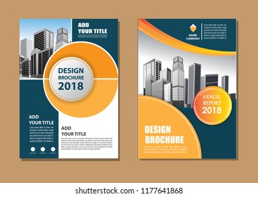 Brochure template layout design. Corporate business annual report, catalog, magazine, flyer