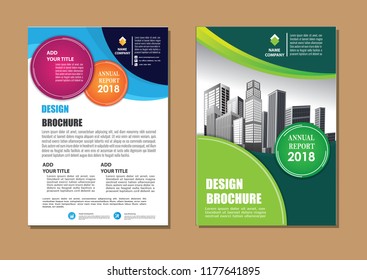 Brochure template layout design. Corporate business annual report, catalog, magazine, flyer