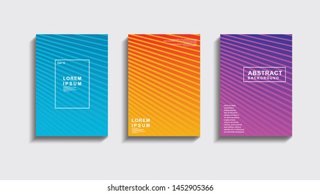 Brochure template layout design. Corporate business annual report, catalog, magazine, flyer mockup. Creative modern bright concept circle round shape