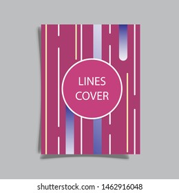 Brochure template layout design. Corporate business annual report, catalog, magazine, flyer mockup. Creative modern bright concept circle round shape