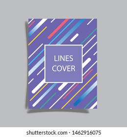 Brochure template layout design. Corporate business annual report, catalog, magazine, flyer mockup. Creative modern bright concept circle round shape
