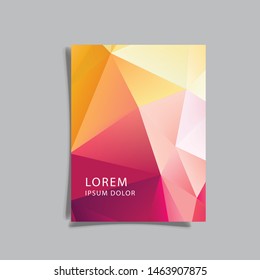 Brochure template layout design. Corporate business annual report, catalog, magazine, flyer mockup. Creative modern concept