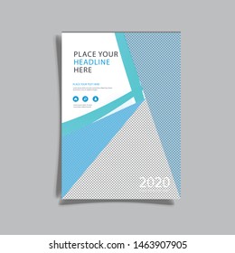 Brochure template layout design. Corporate business annual report, catalog, magazine, flyer mockup. Creative modern concept