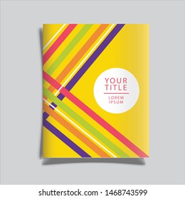 Brochure template layout design. Corporate business annual report, catalog, magazine, flyer mockup. Creative modern concept 