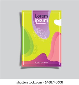 Brochure template layout design. Corporate business annual report, catalog, magazine, flyer mockup. Creative modern concept 