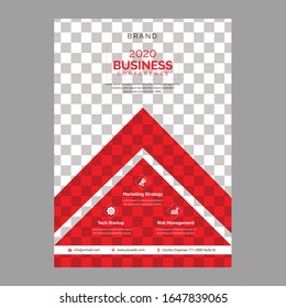 Brochure template layout design. Corporate business annual report, catalog, magazine, flyer mockup. Creative modern bright concept circle round shape