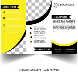 Brochure template layout design. Corporate business annual report, catalog, magazine
