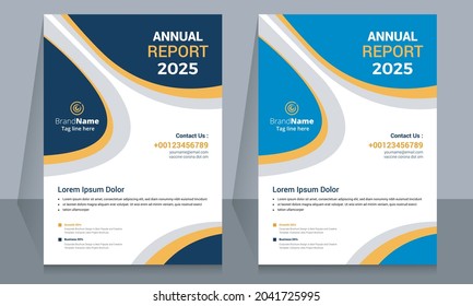 Brochure template layout design. Corporate business annual report, catalog, magazine, flyer mockup template design.