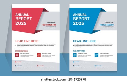 Brochure template layout design. Corporate business annual report, catalog, magazine, flyer mockup template design.