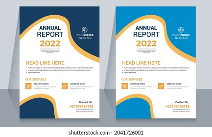 Brochure template layout design. Corporate business annual report, catalog, magazine, flyer mockup template design.