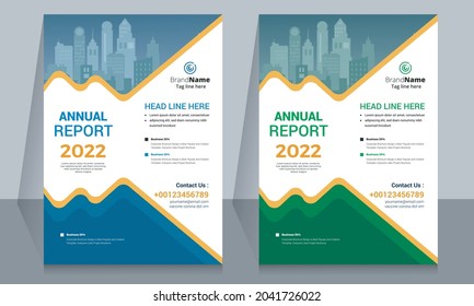 Brochure template layout design. Corporate business annual report, catalog, magazine, flyer mockup template design.