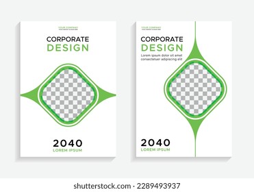 Broschüre Template Layout Design. Geschäftsbericht, Katalog, Magazin, Flyer-Muster.