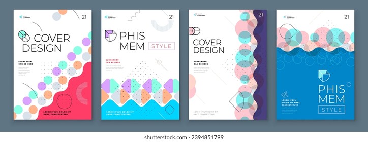 Brochure template layout design. Corporate business annual report, catalog, magazine, flyer mockup. Creative modern background concept in abstract flat style shape