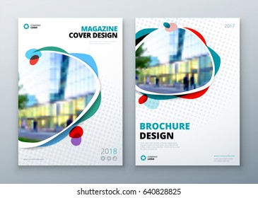 Brochure Template Layout Design Corporate Business Stock Vector ...