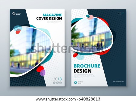 brochure template layout design
