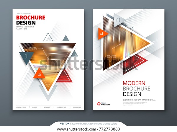 Brochure Template Layout Design Corporate Business Stock Vector Royalty Free 772773883