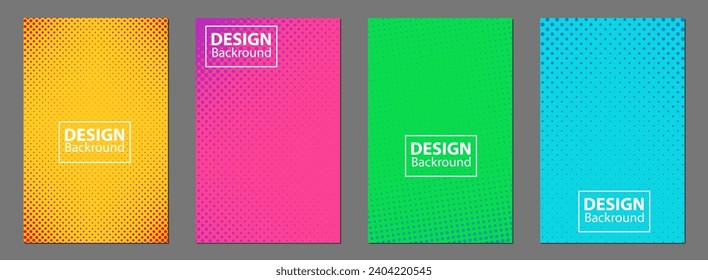 Brochure template layout, Multicolor cover design, business annual report, flyer, magazine - stock illustration