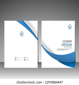 Brochure template. magazine. modern cover design. vector illustration