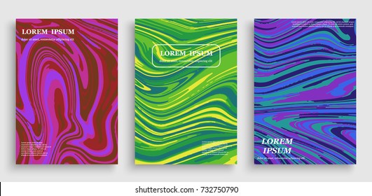 Brochure template with marble background. cover backdrop for banner or poster design